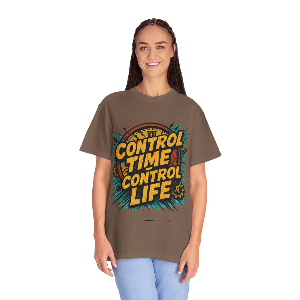 Control Time Control Life T-Shirt — Motivational Graphic Tee