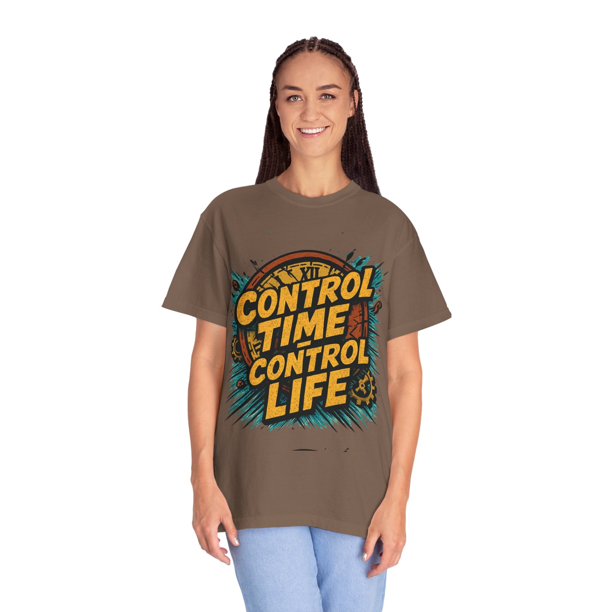 Control Time Control Life T-Shirt — Motivational Graphic Tee