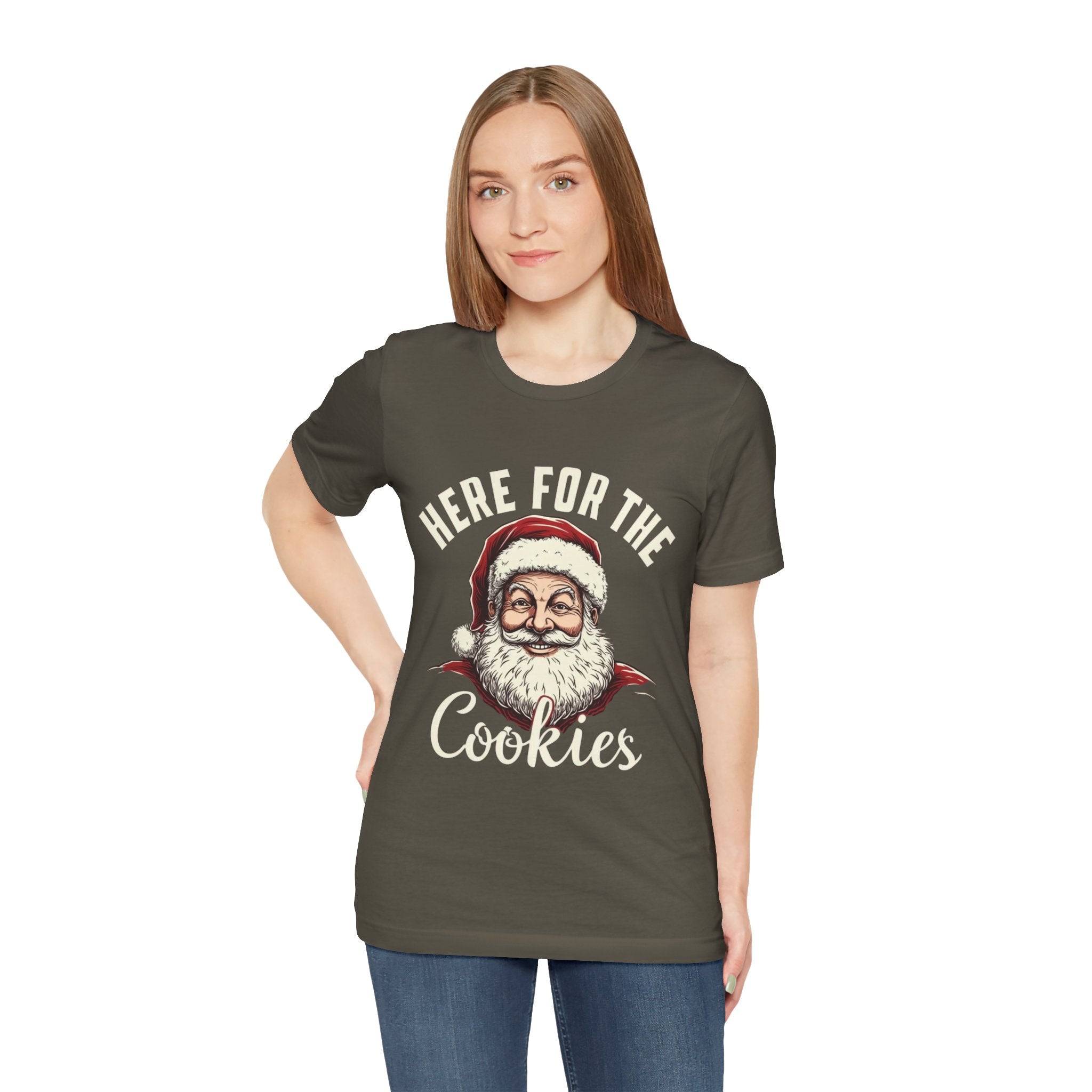 Santa Here for the Cookies Tee