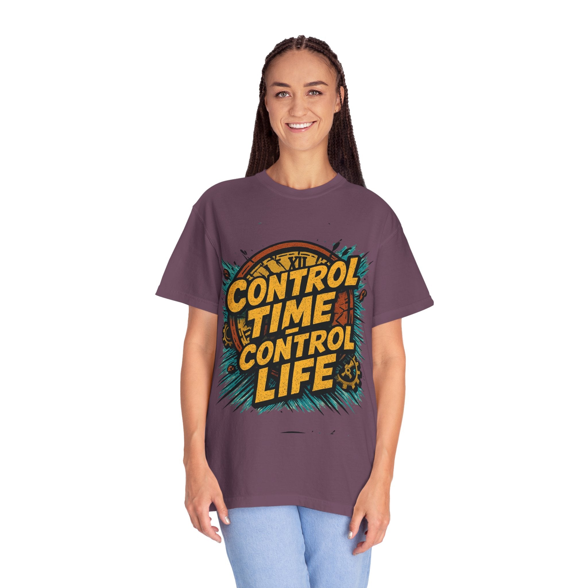 Control Time Control Life T-Shirt — Motivational Graphic Tee