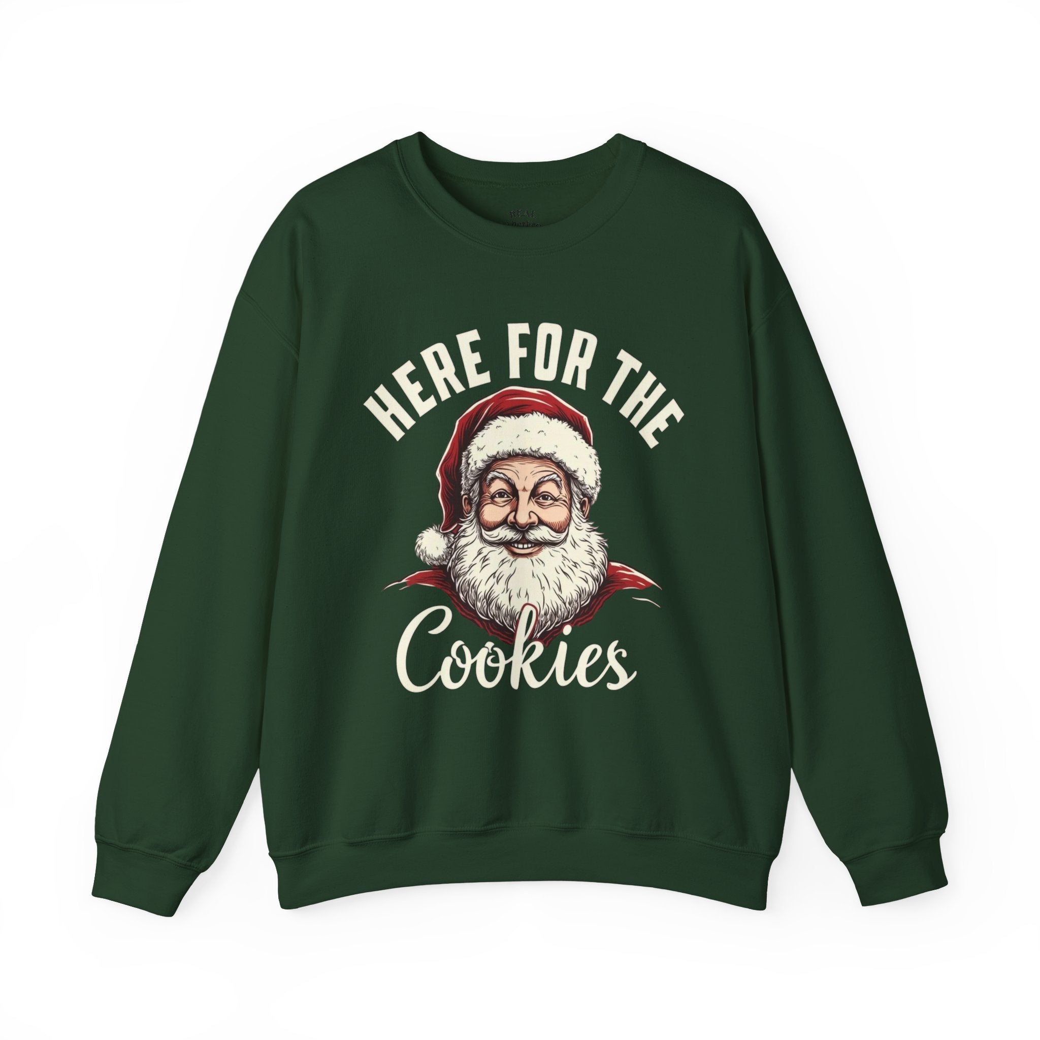 Santa Cookies Sweatshirt | Progress Over Perfection Unisex Crewneck