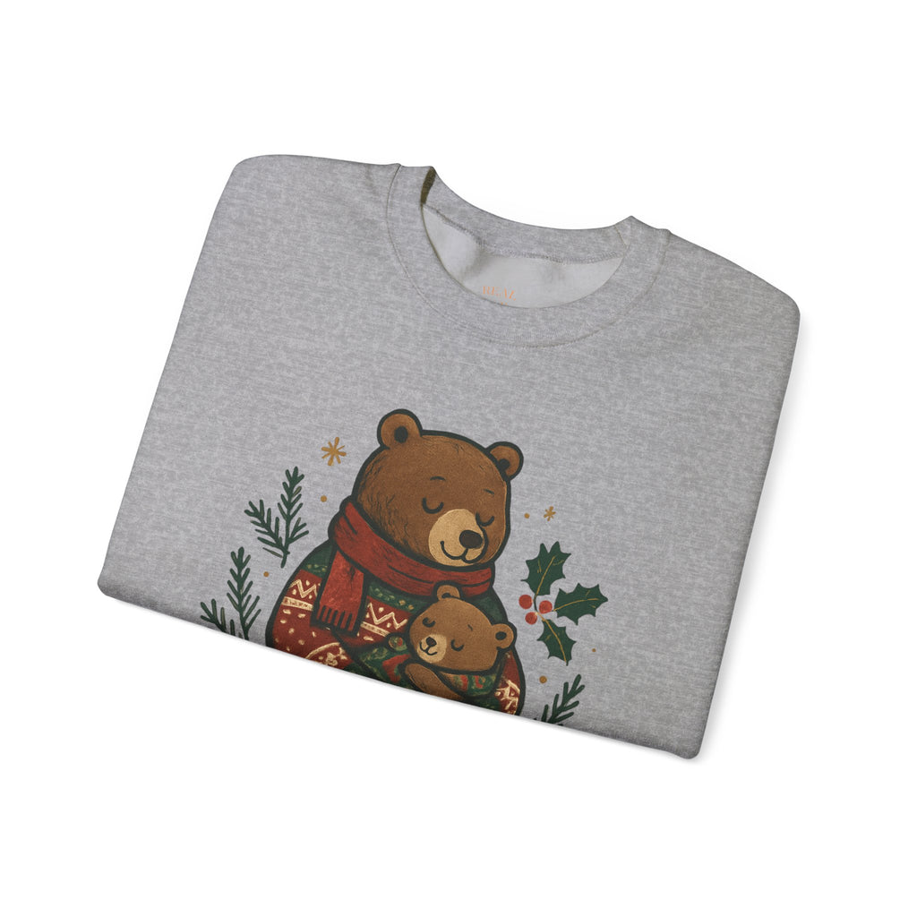 Christmas Lights Sleeve Crewneck Sweatshirt — Holiday Light-Up Sleeve Design