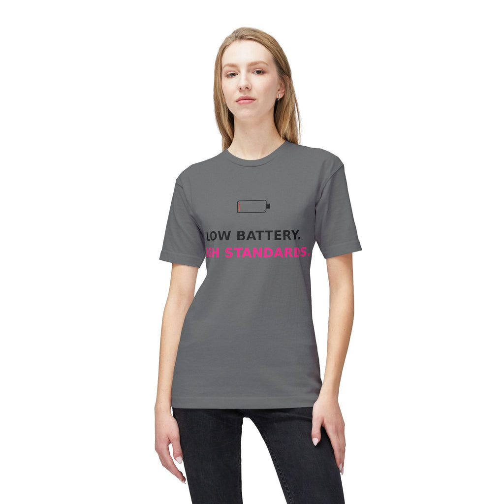 Low Battery, High Standards T-Shirt