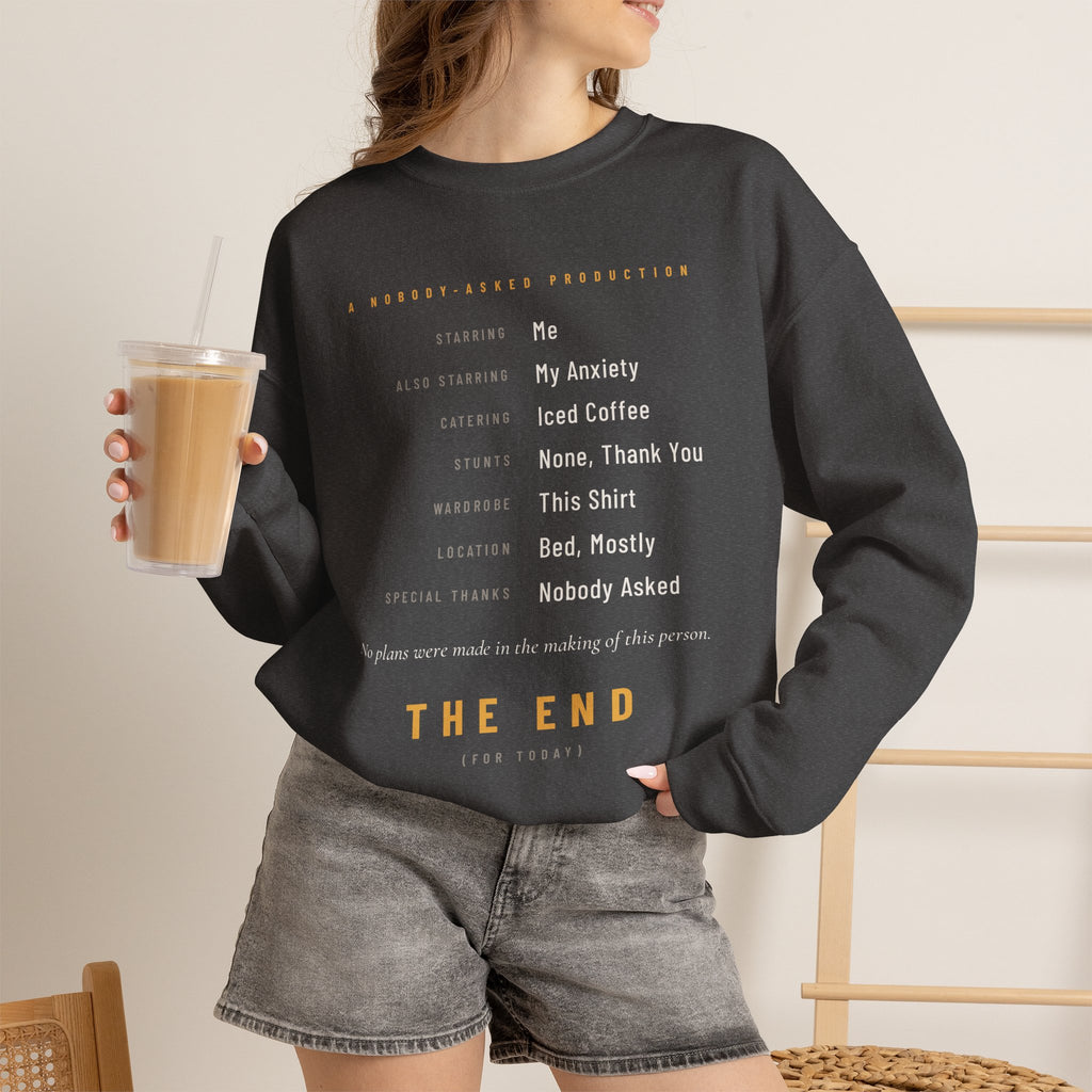 The End Minimalist Crewneck Sweatshirt