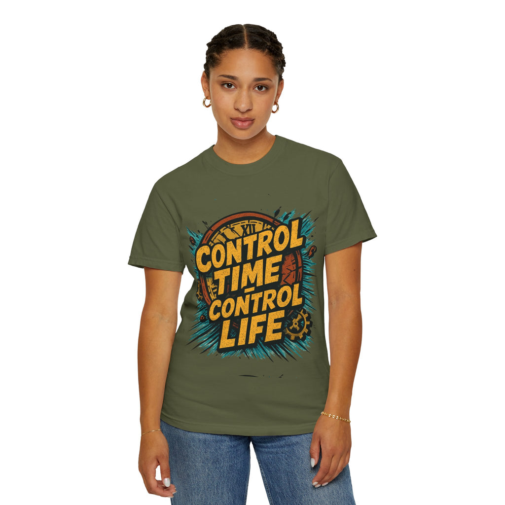Control Time Control Life T-Shirt — Motivational Graphic Tee