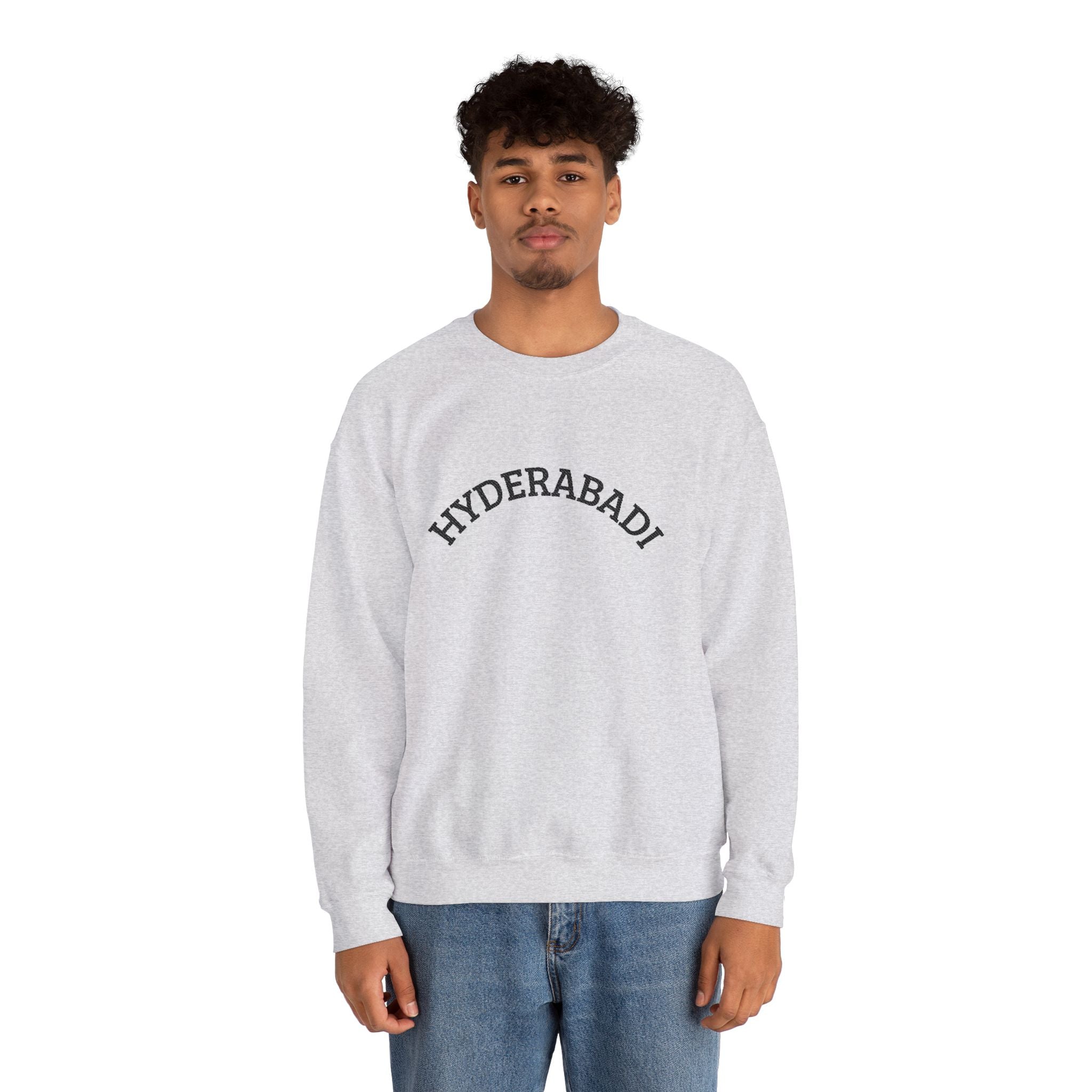 Hyderabadi Arch Logo Crewneck Sweatshirt