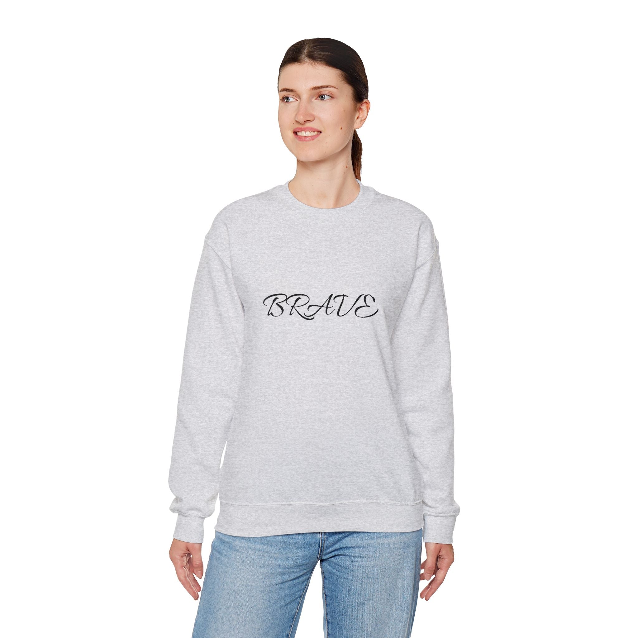 Brave Script Crewneck Sweatshirt