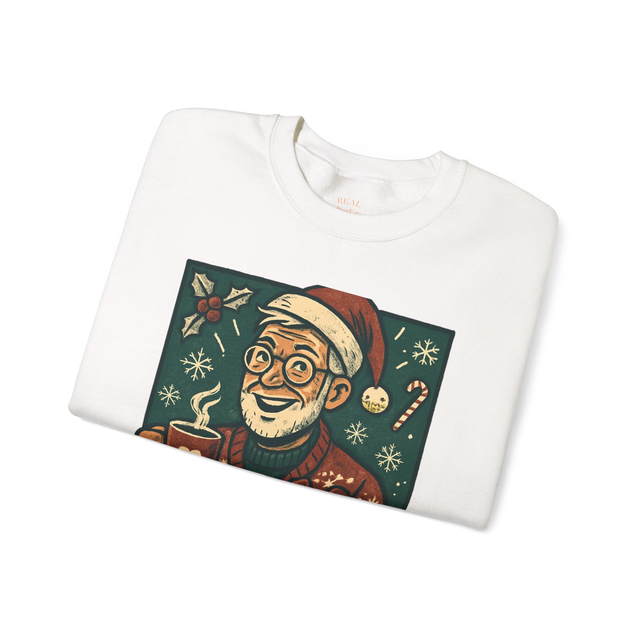 World’s Best Grandpa Christmas Sweatshirt — Cozy Holiday Grandpa Gift