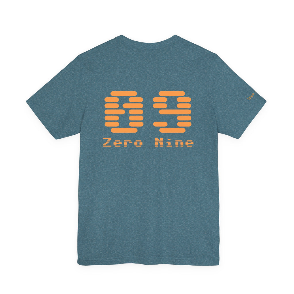 Retro Graphic Unisex Tee - 'Zero Nine' Design