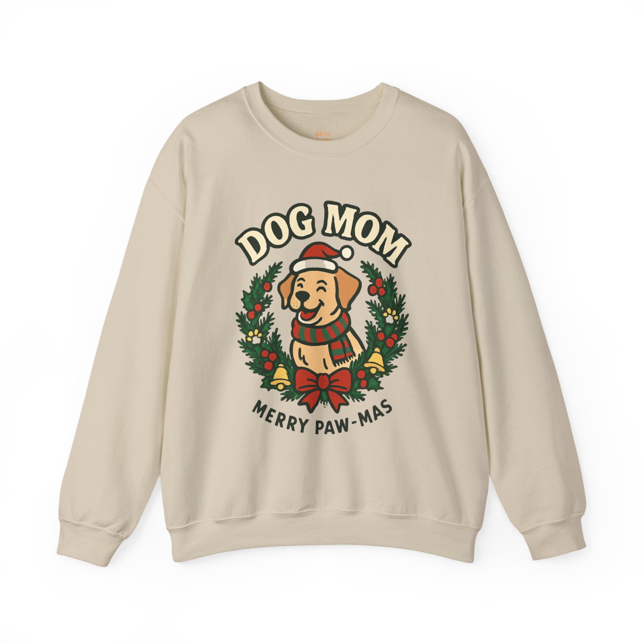 Dog Mom Sweatshirt — Merry Paw-mas Christmas Crewneck