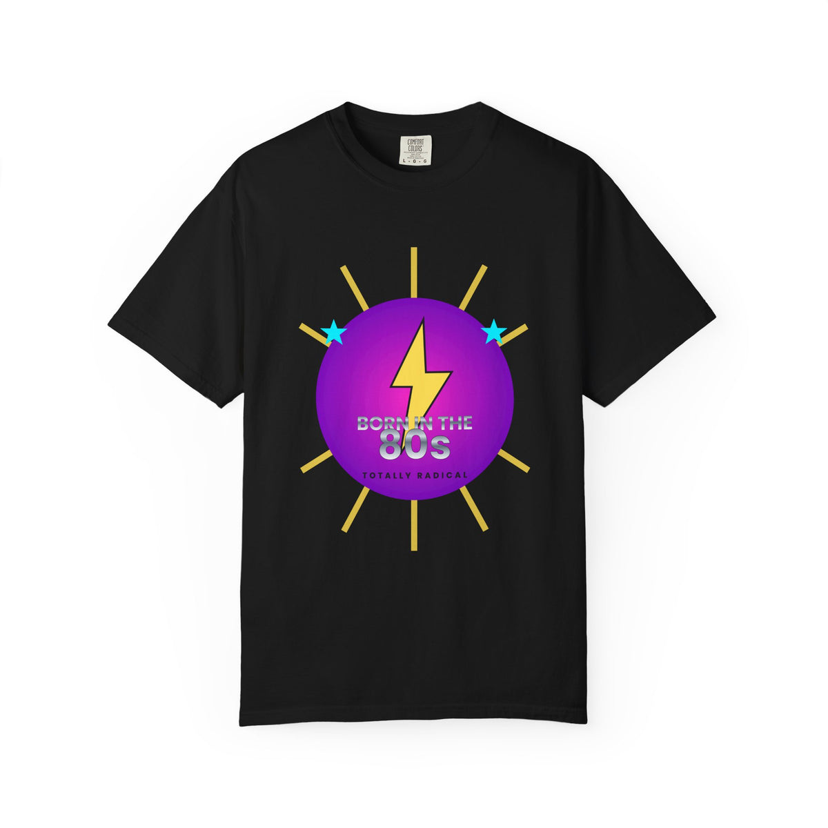 Born in the '80s Lightning Retro Graphic T-Shirt