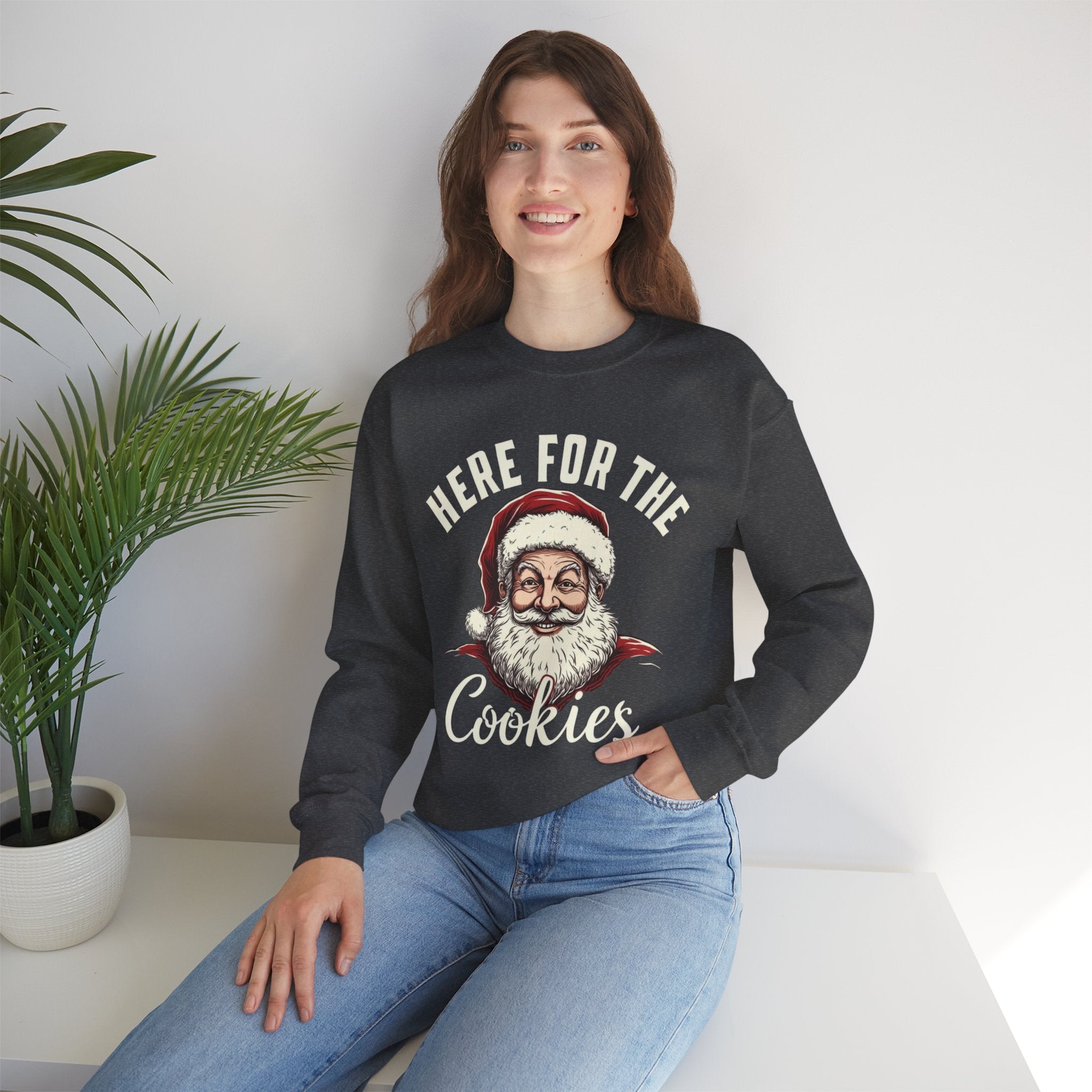 Santa Cookies Sweatshirt | Progress Over Perfection Unisex Crewneck