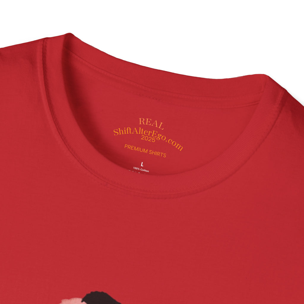 Brave Kanji Zen T-Shirt  Watercolor Red Sun with Japanese Character