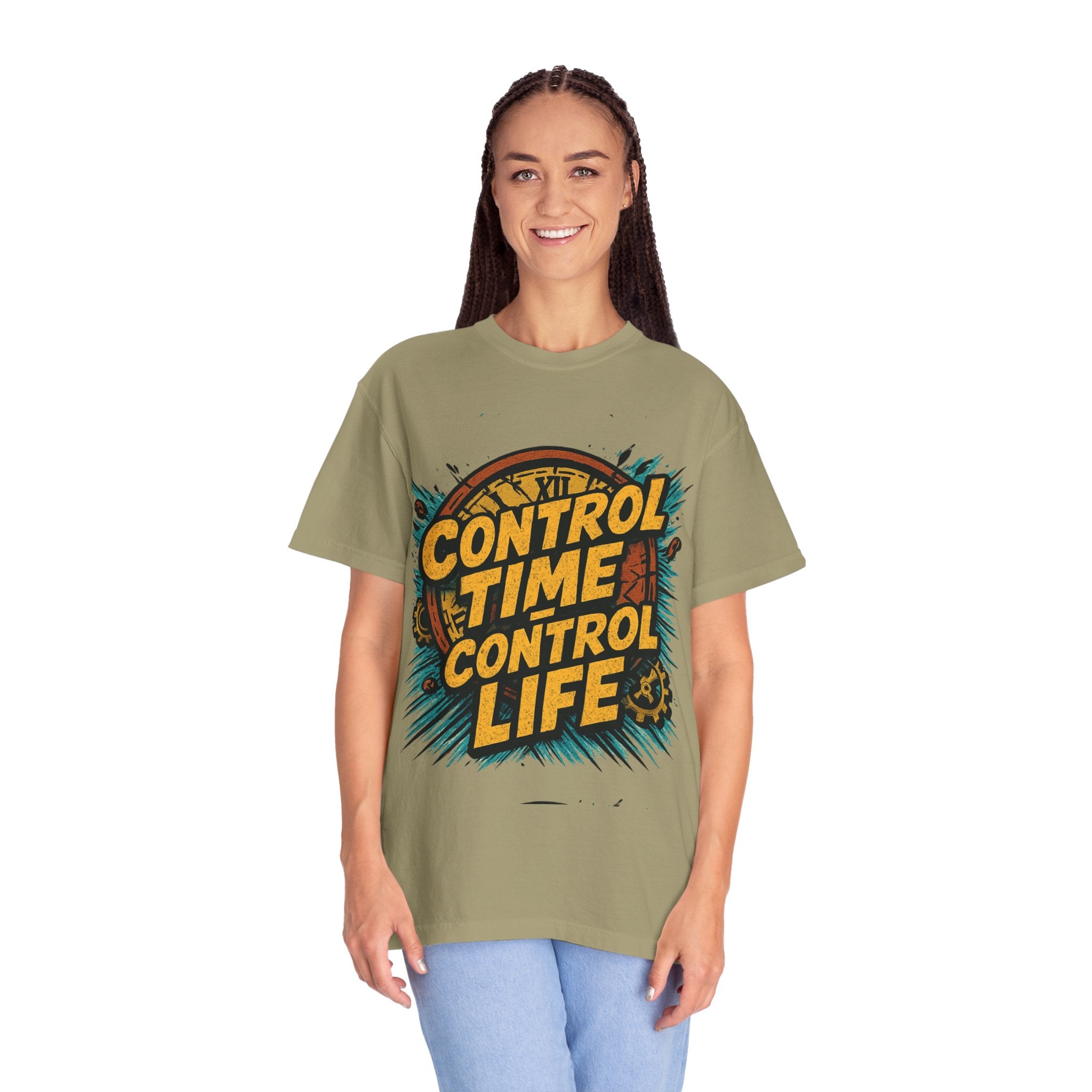 Control Time Control Life T-Shirt — Motivational Graphic Tee