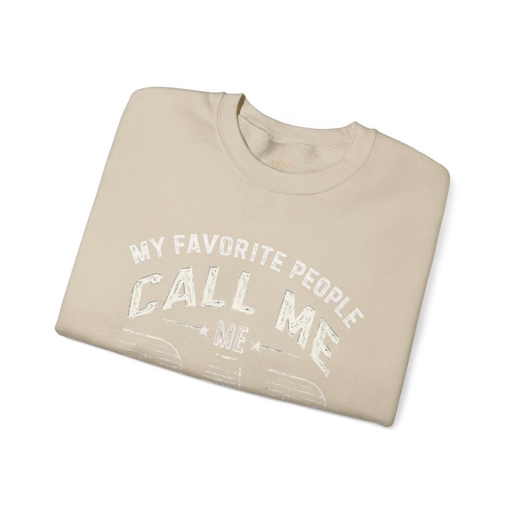 Cozy Call Me Crewneck Sweatshirt
