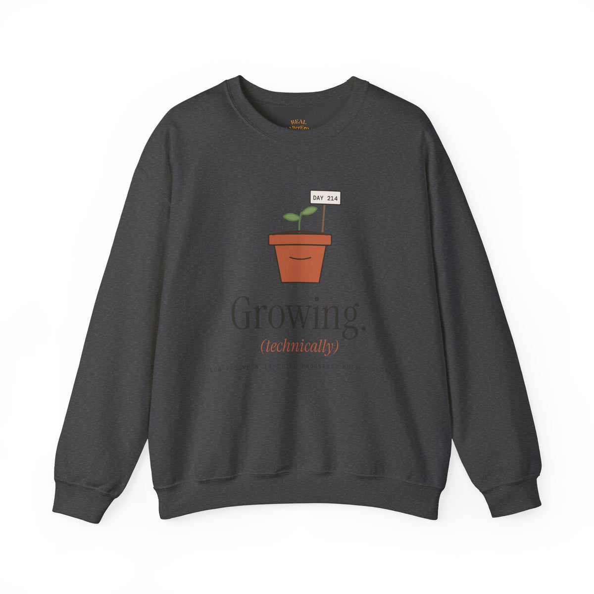 Growing (technically) Sweatshirt - Plant Pot Crewneck for Plant Lovers
