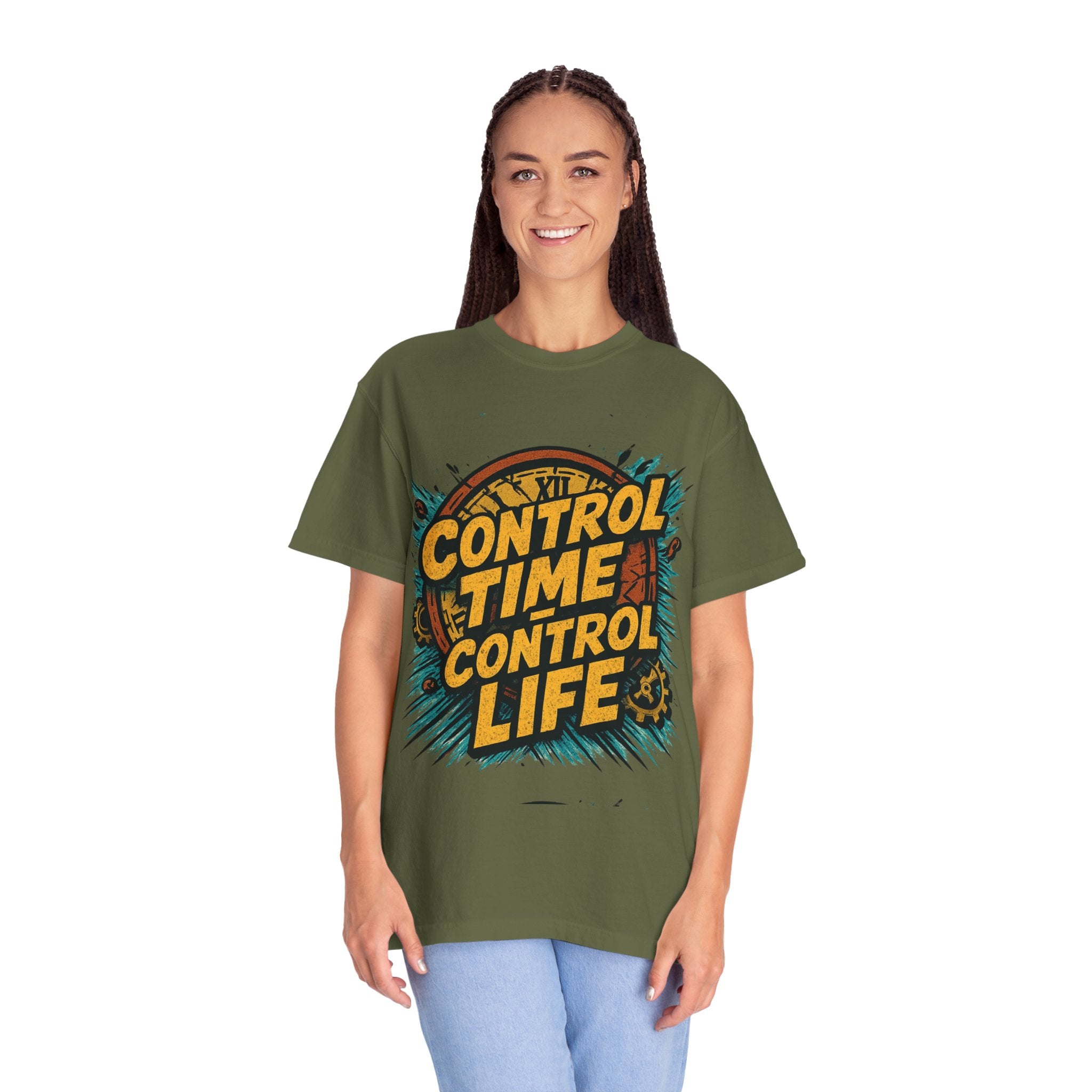 Control Time Control Life T-Shirt — Motivational Graphic Tee