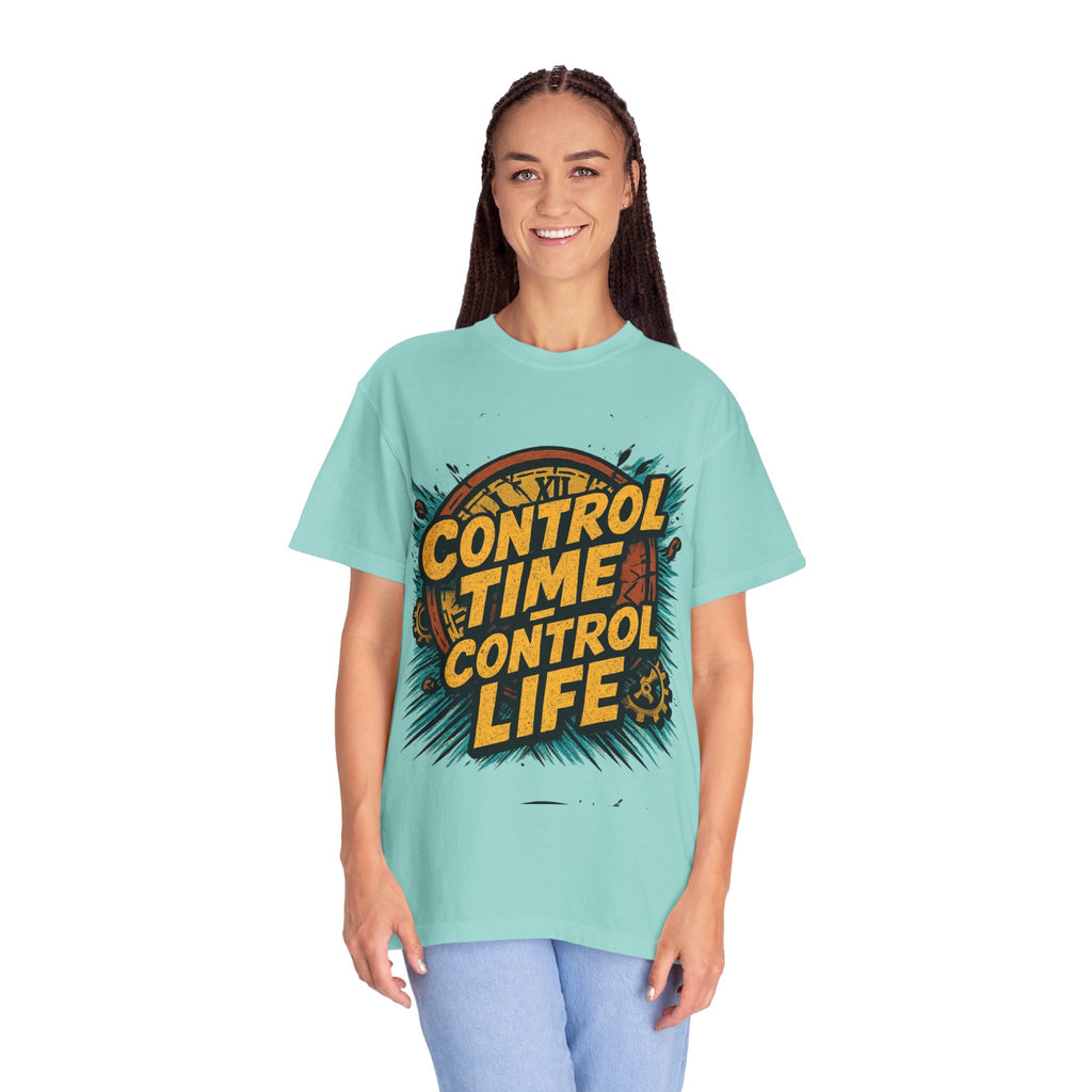 Control Time Control Life T-Shirt — Motivational Graphic Tee
