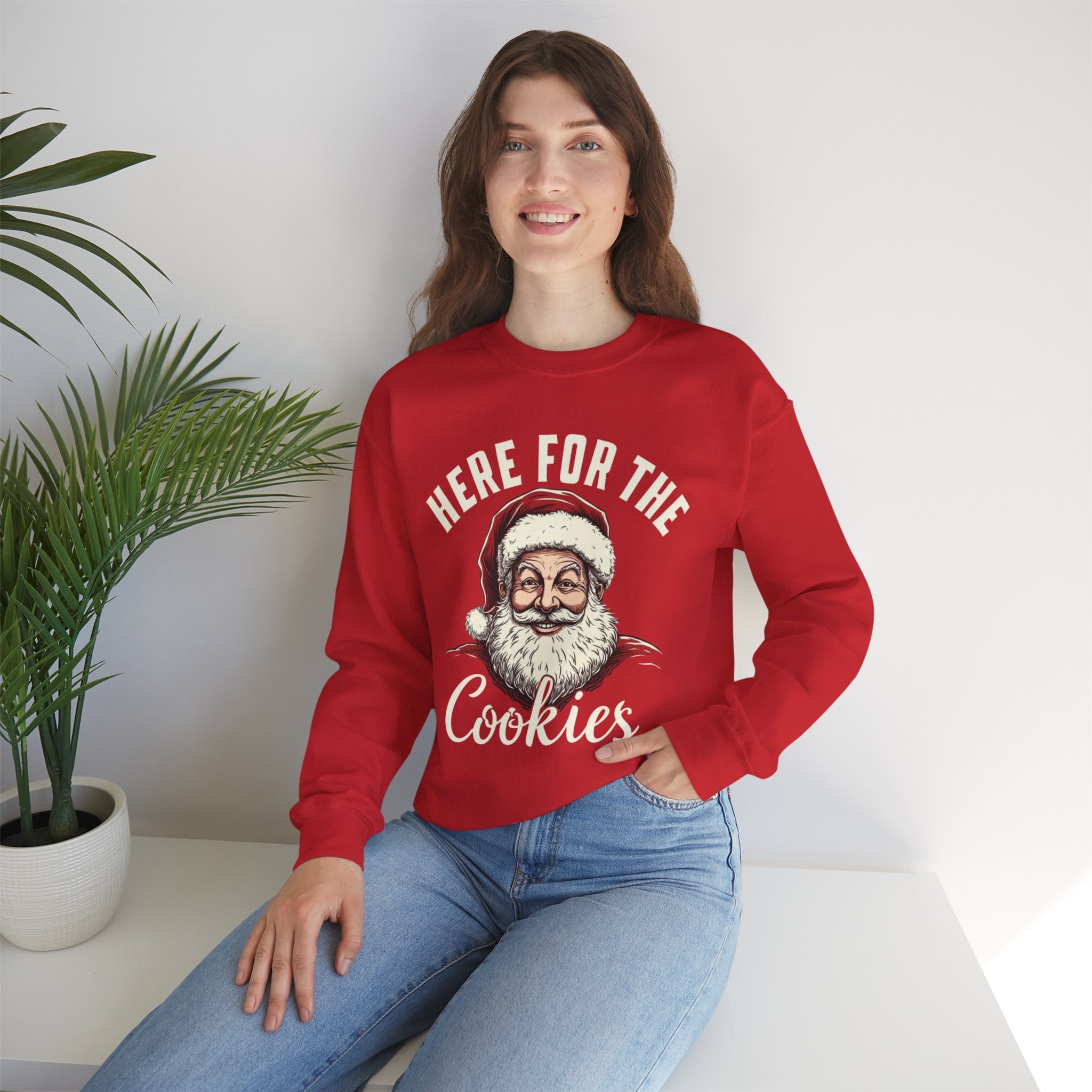 Santa Cookies Sweatshirt | Progress Over Perfection Unisex Crewneck