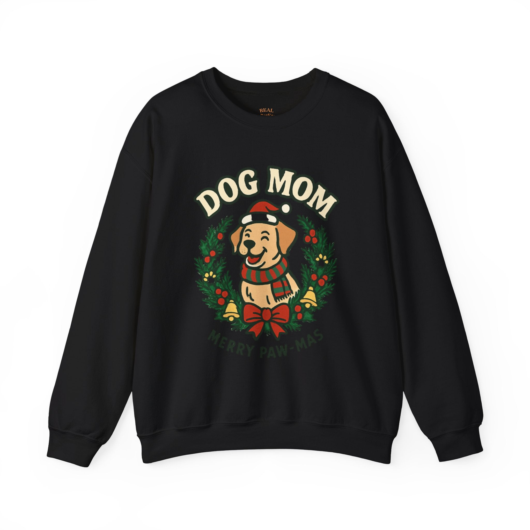 Dog Mom Sweatshirt — Merry Paw-mas Christmas Crewneck