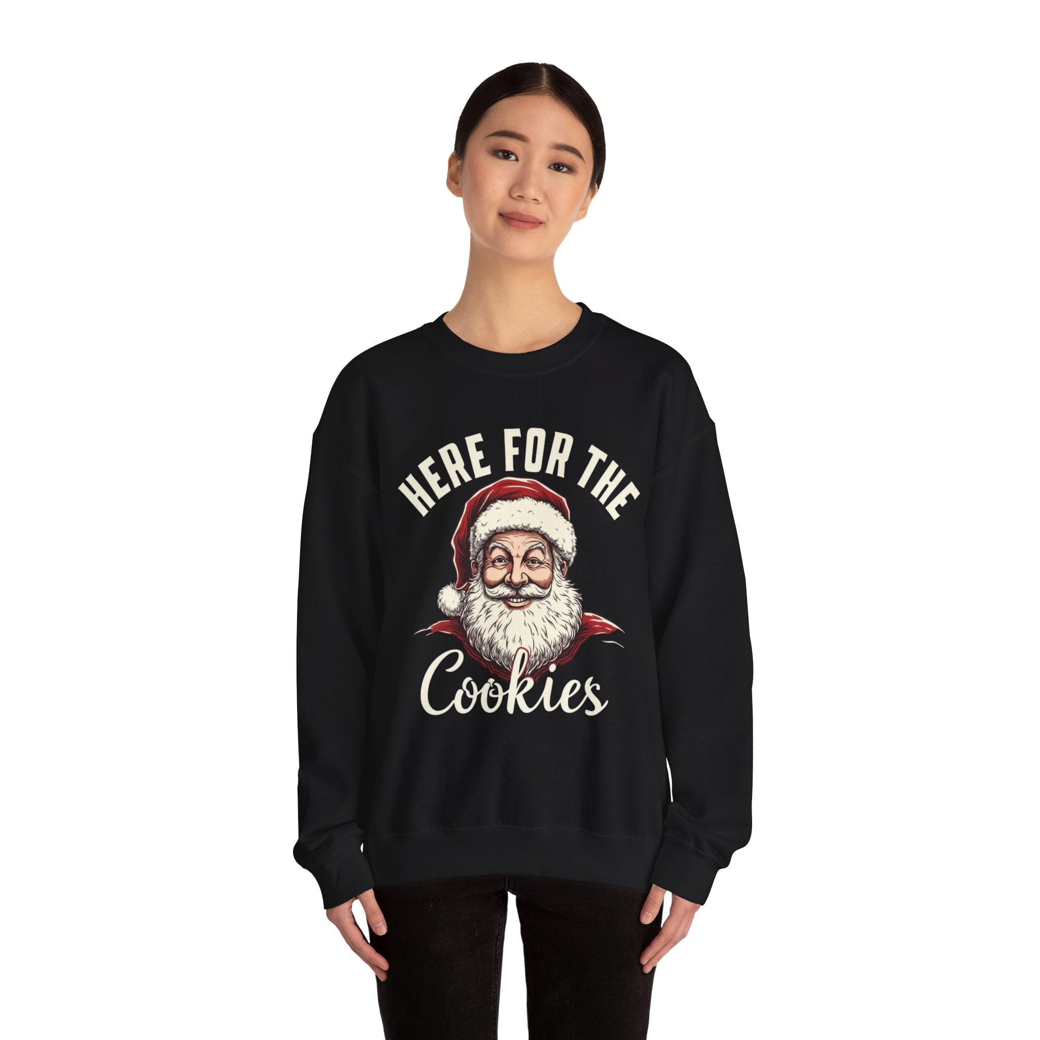 Santa Cookies Sweatshirt | Progress Over Perfection Unisex Crewneck