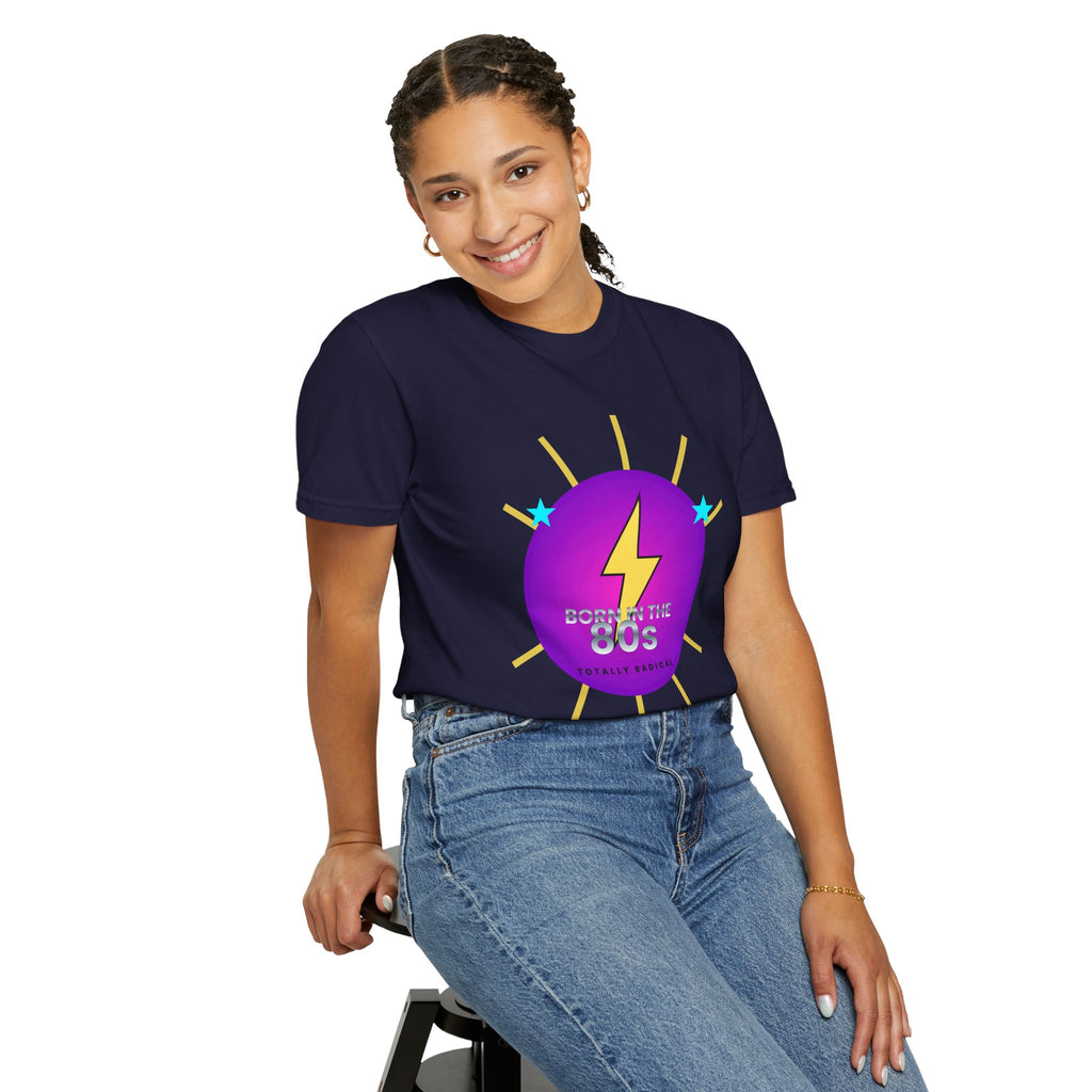 Born in the '80s Lightning Retro Graphic T-Shirt