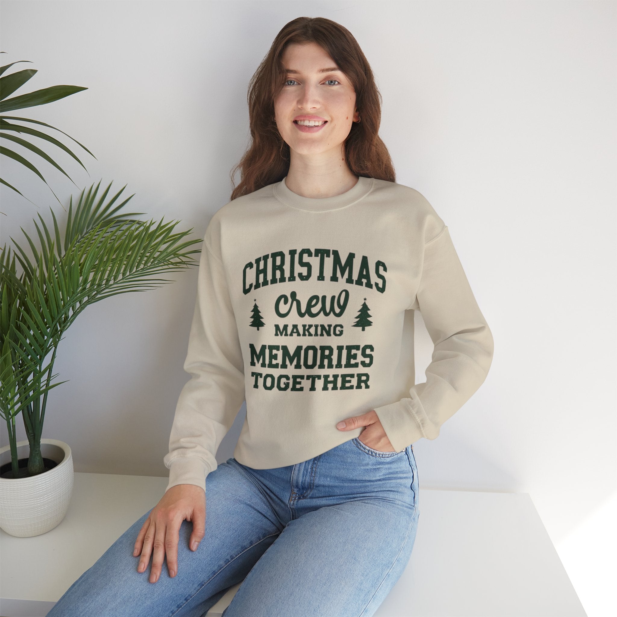 Christmas Crew Sweatshirt, Making Memories Together