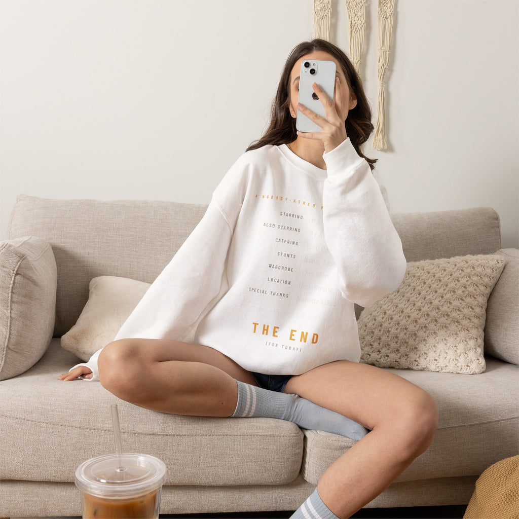 The End Minimalist Crewneck Sweatshirt