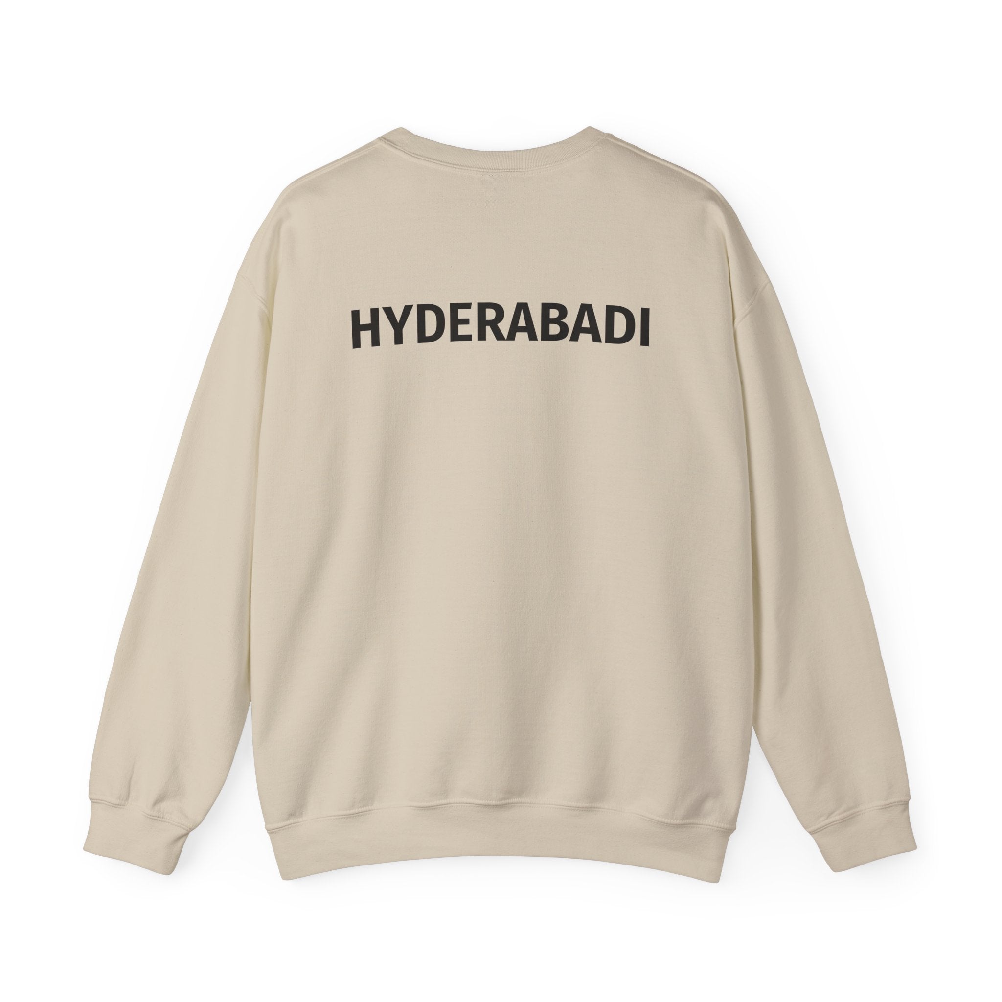 Hyderabadi Crewneck Sweatshirt – 'Arey Ja Bhai Ja' Bold Script