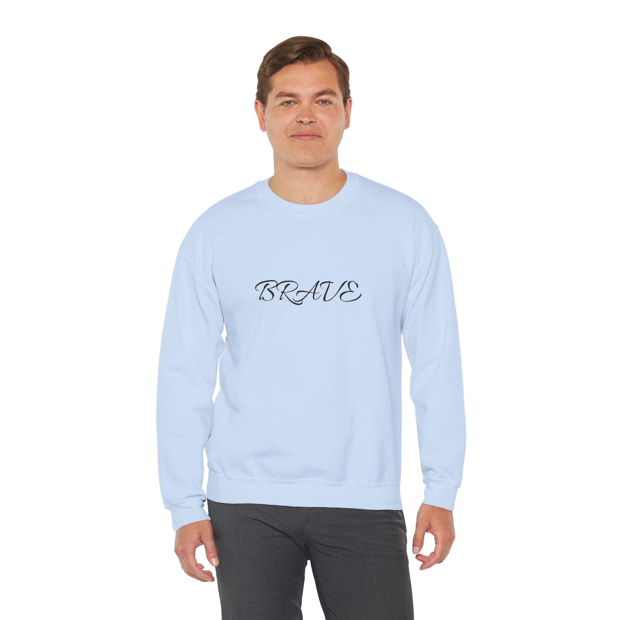 Brave Script Crewneck Sweatshirt