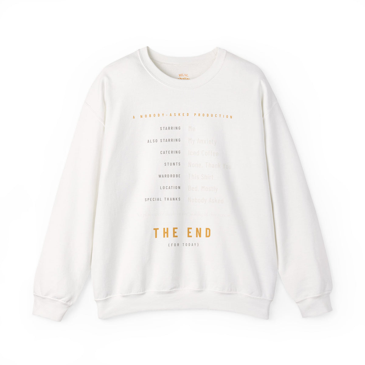The End Minimalist Crewneck Sweatshirt