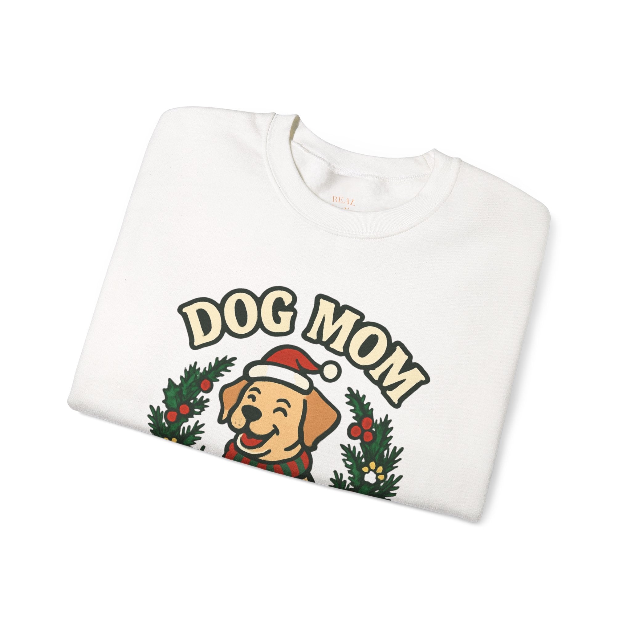 Dog Mom Sweatshirt — Merry Paw-mas Christmas Crewneck