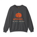 Spooky Pumpkin Crewneck Sweatshirt - Cute Minimal Halloween Pullover