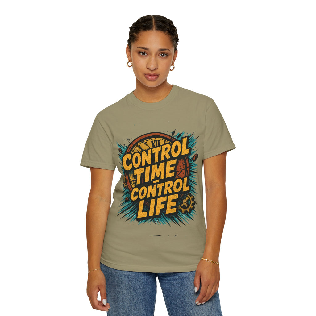 Control Time Control Life T-Shirt — Motivational Graphic Tee