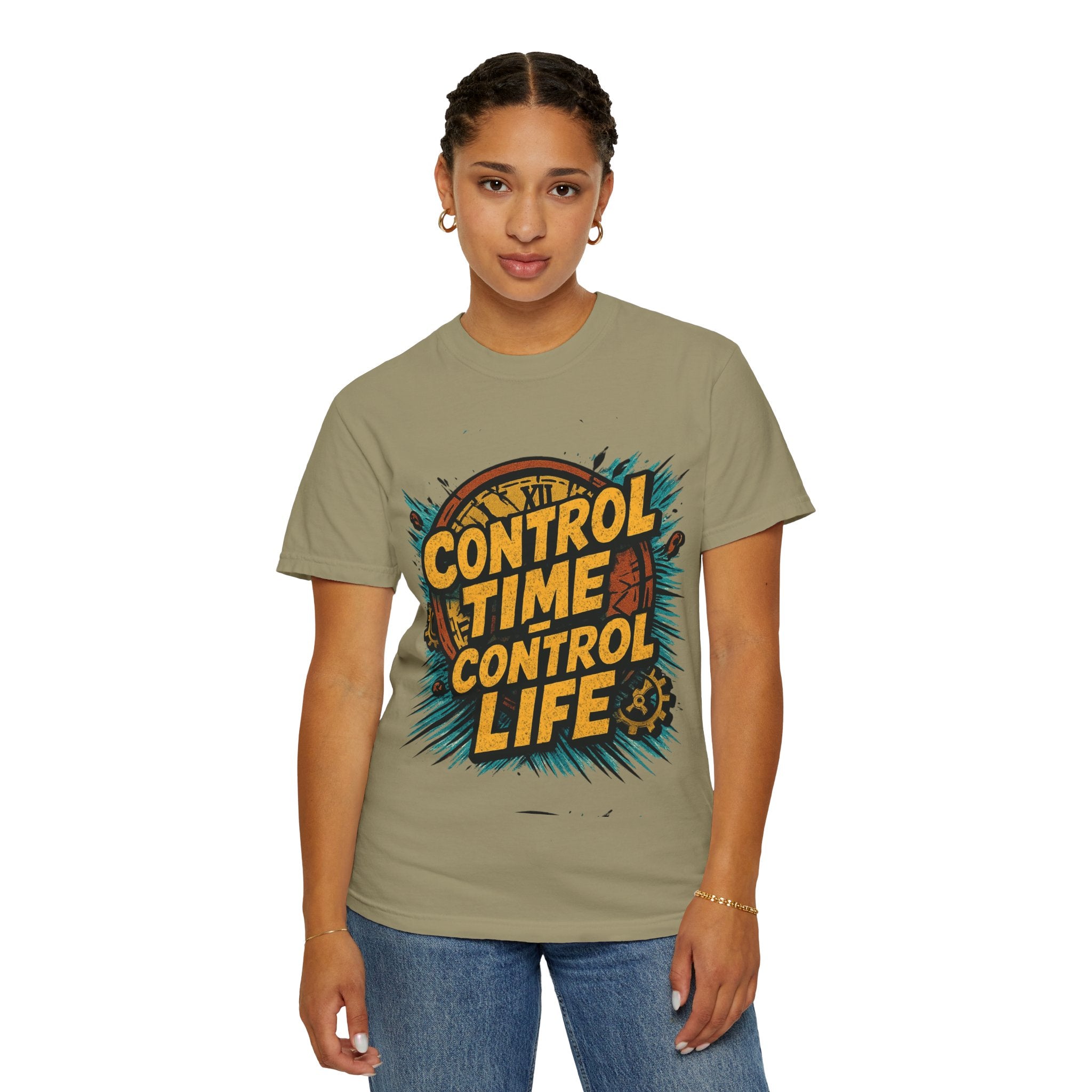 Control Time Control Life T-Shirt — Motivational Graphic Tee