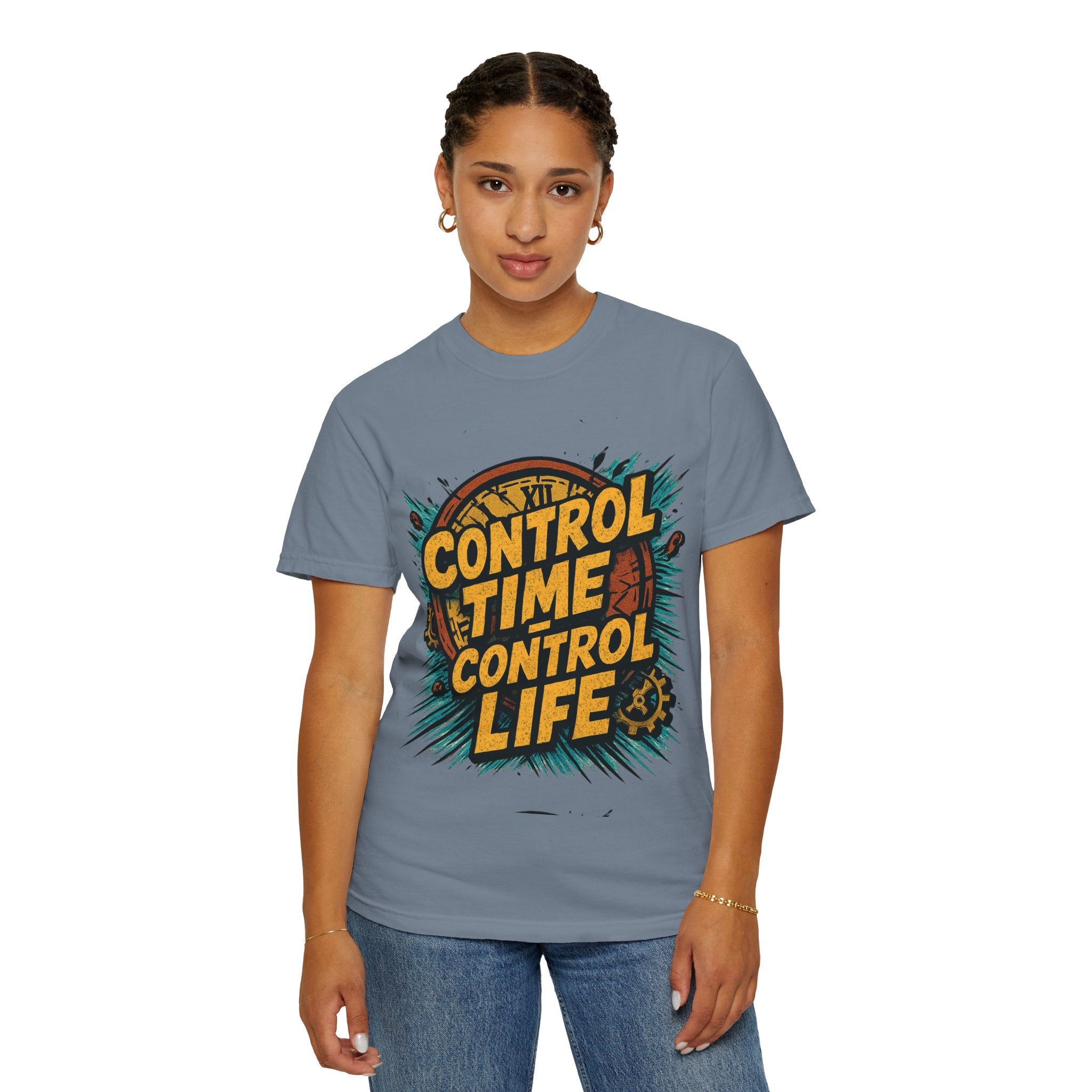 Control Time Control Life T-Shirt — Motivational Graphic Tee