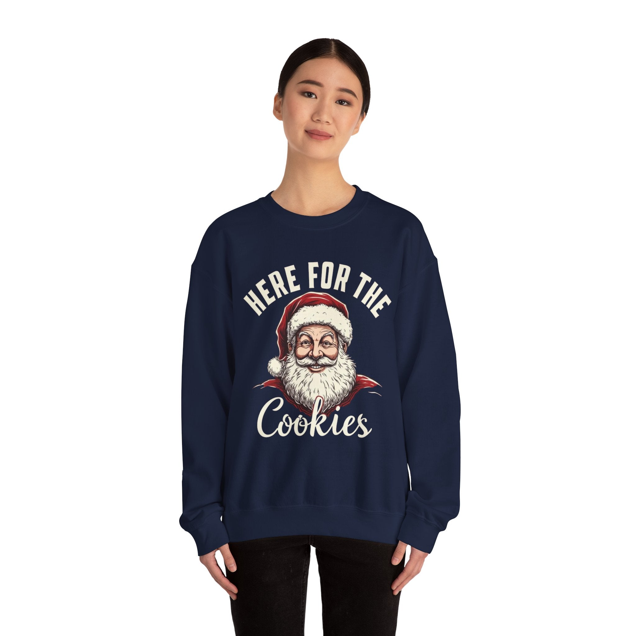 Santa Cookies Sweatshirt | Progress Over Perfection Unisex Crewneck