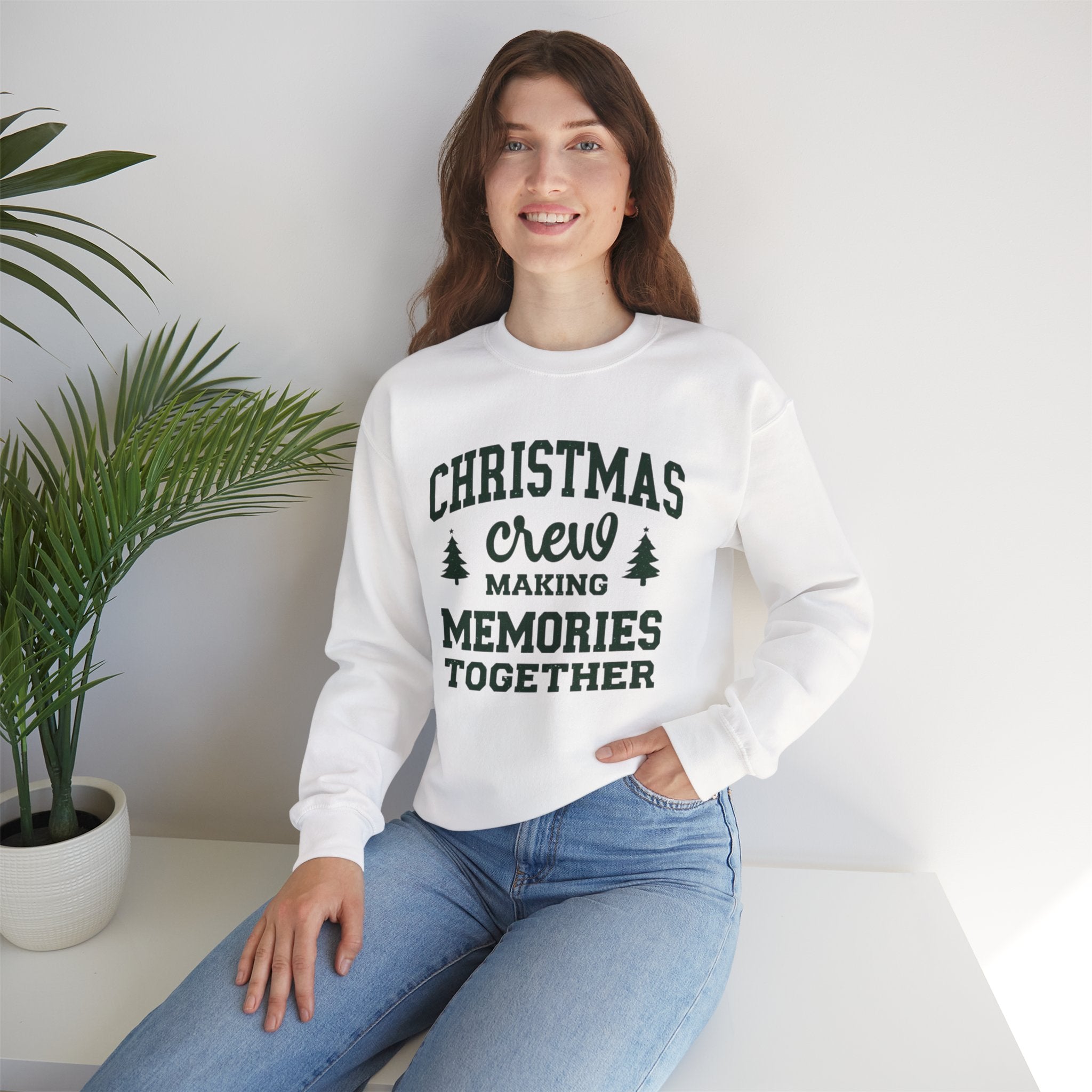 Christmas Crew Sweatshirt, Making Memories Together
