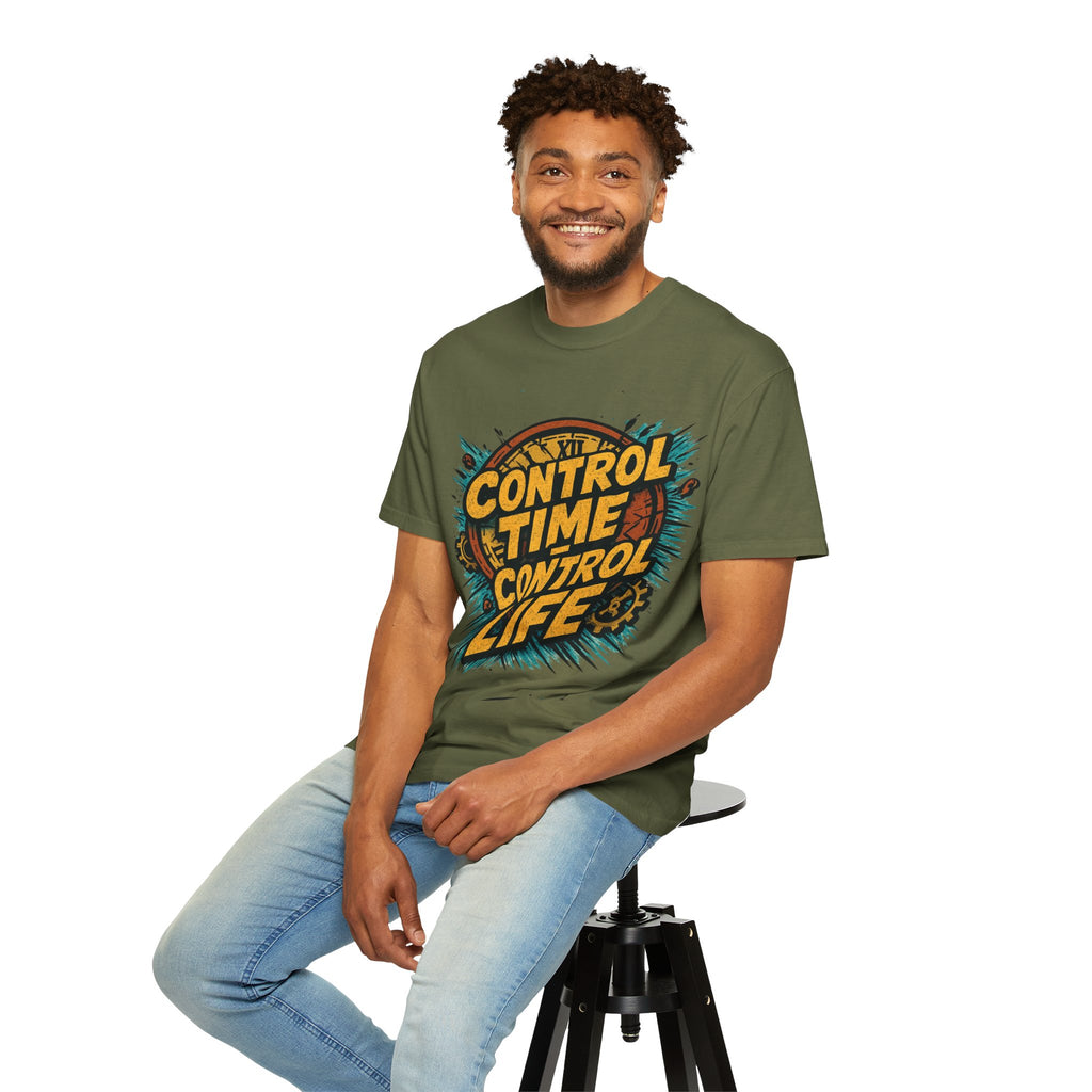 Control Time Control Life T-Shirt — Motivational Graphic Tee