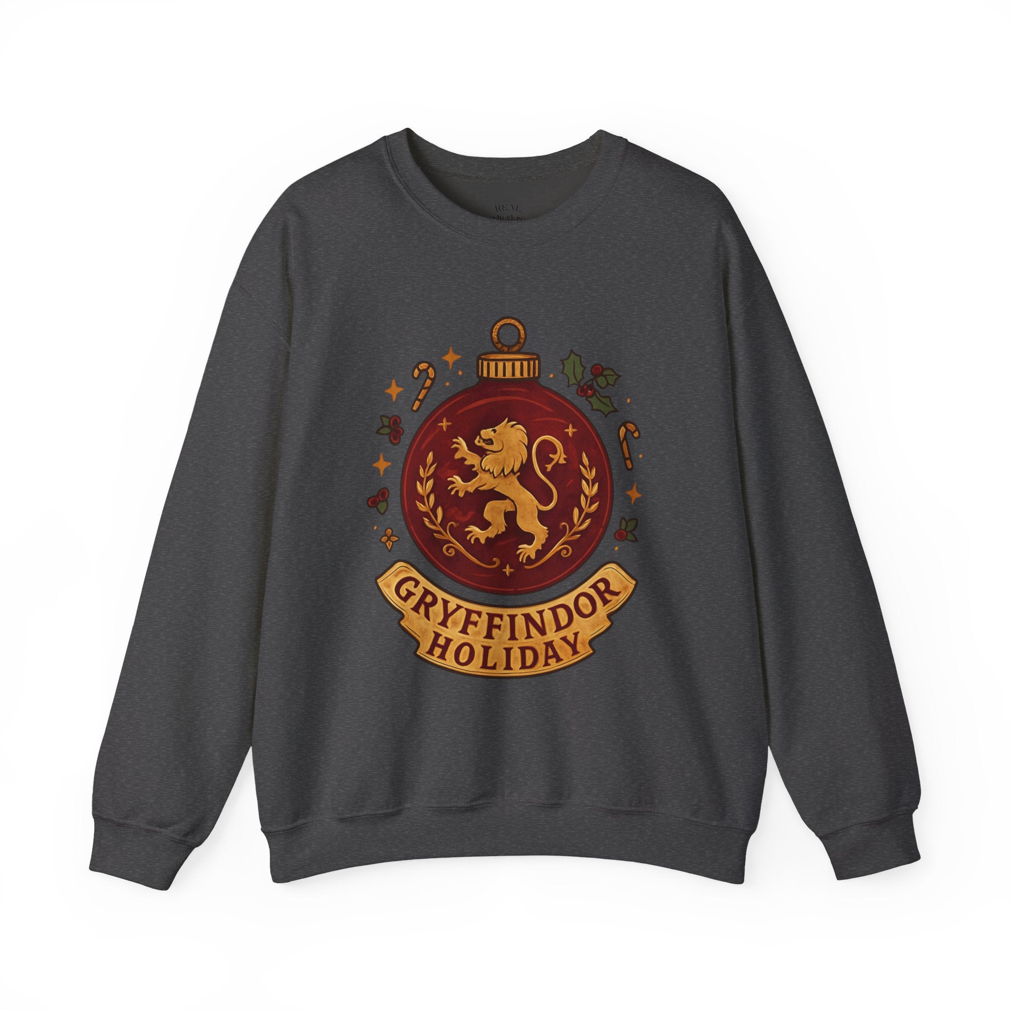 Gryffindor Holiday Sweatshirt — Festive Hogwarts Lion Crewneck