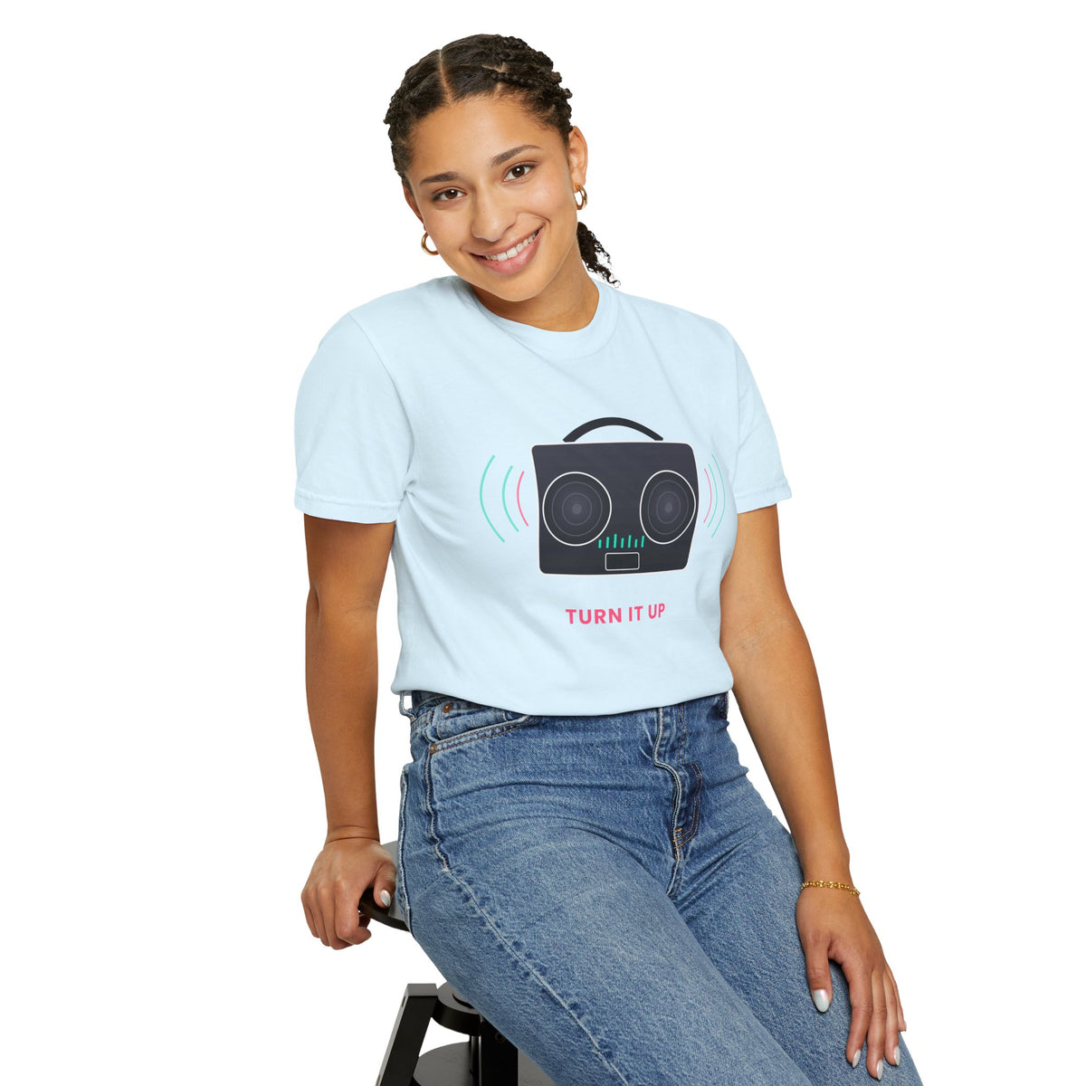 Boombox 'Turn It Up' T-Shirt