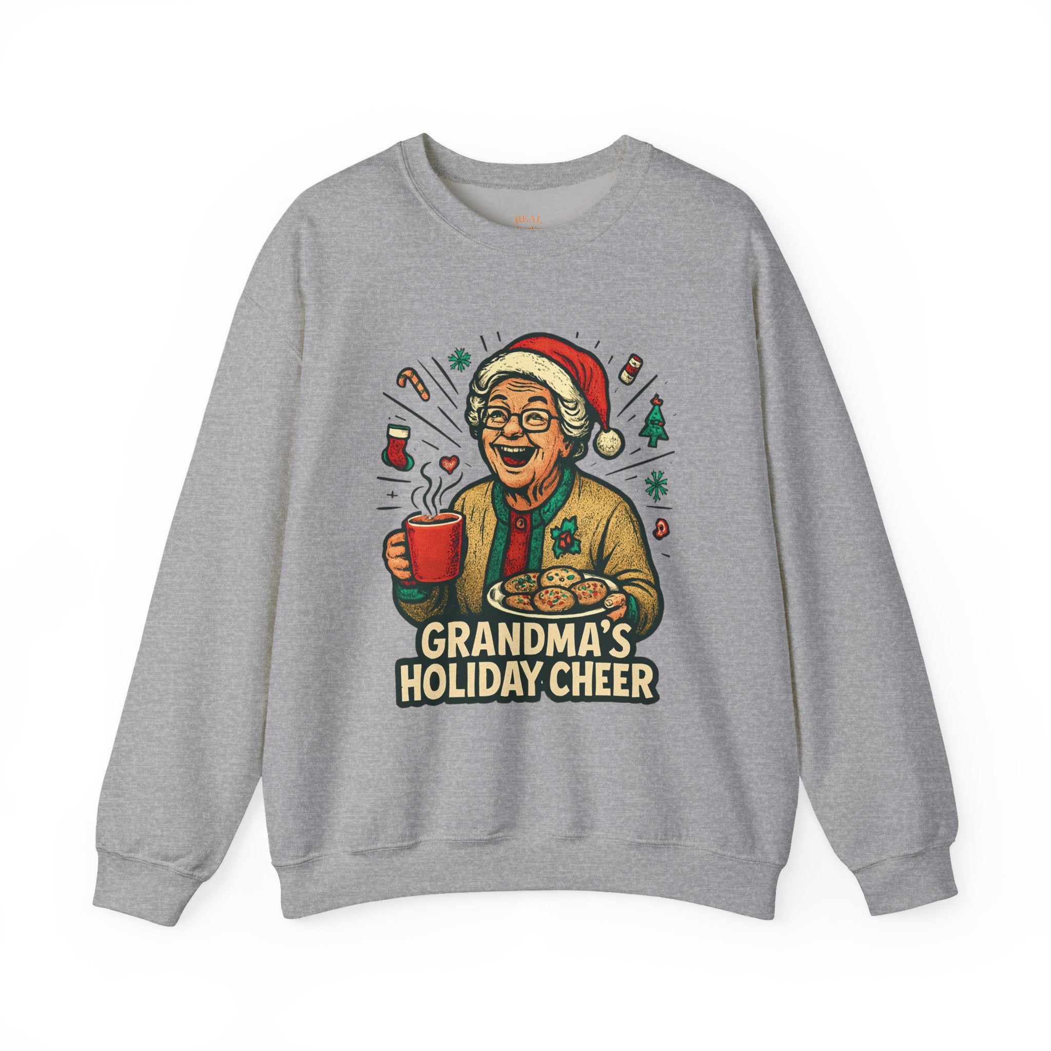 Grandma's Holiday Cheer Crewneck Sweatshirt