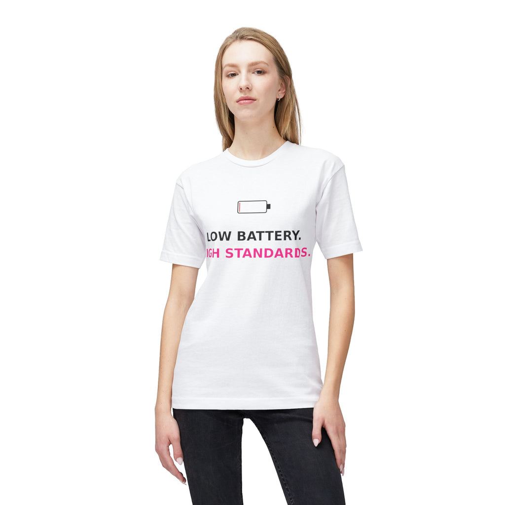Low Battery, High Standards T-Shirt