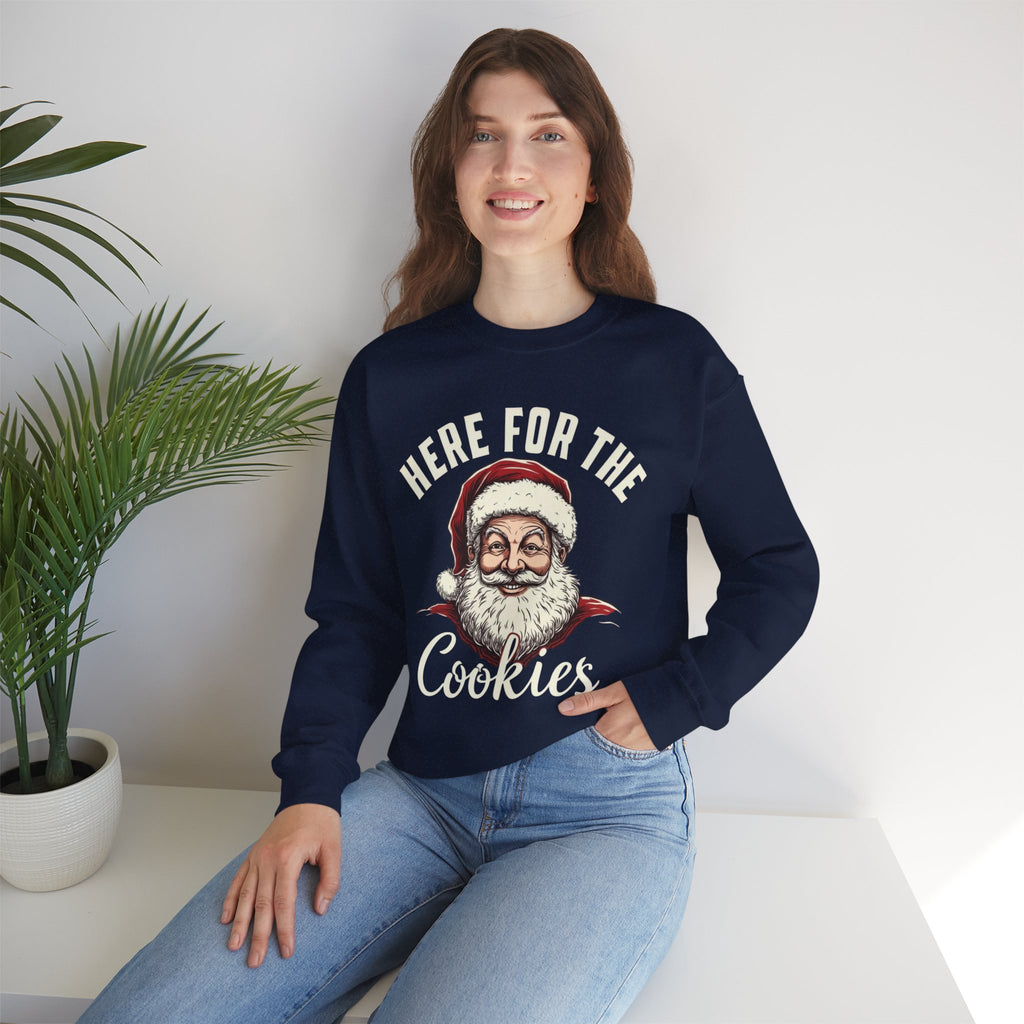 Santa Cookies Sweatshirt | Progress Over Perfection Unisex Crewneck