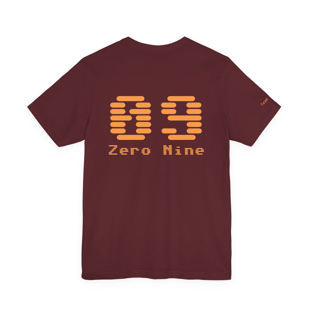 Retro Graphic Unisex Tee - 'Zero Nine' Design