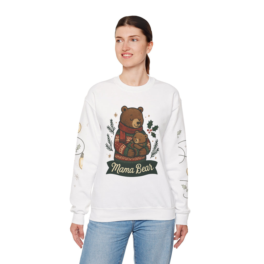 Christmas Lights Sleeve Crewneck Sweatshirt — Holiday Light-Up Sleeve Design