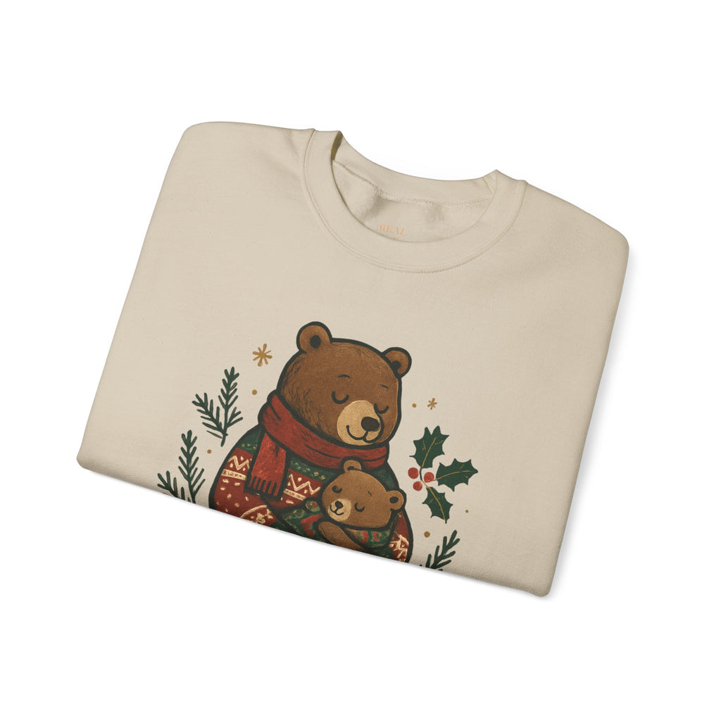 Christmas Lights Sleeve Crewneck Sweatshirt — Holiday Light-Up Sleeve Design