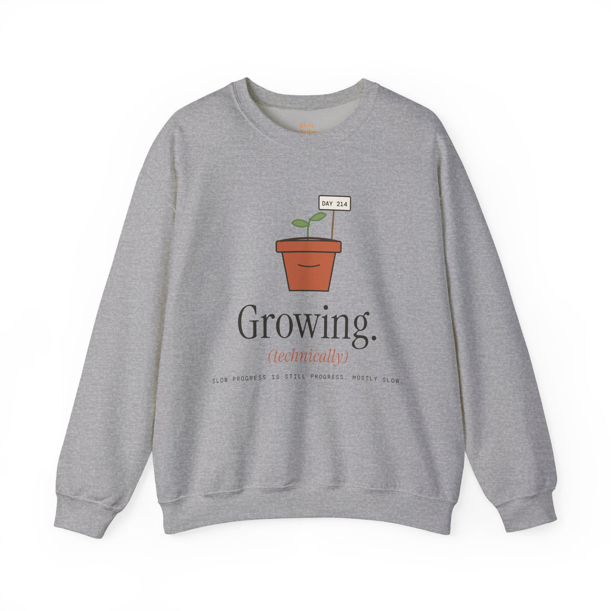 Growing (technically) Sweatshirt - Plant Pot Crewneck for Plant Lovers