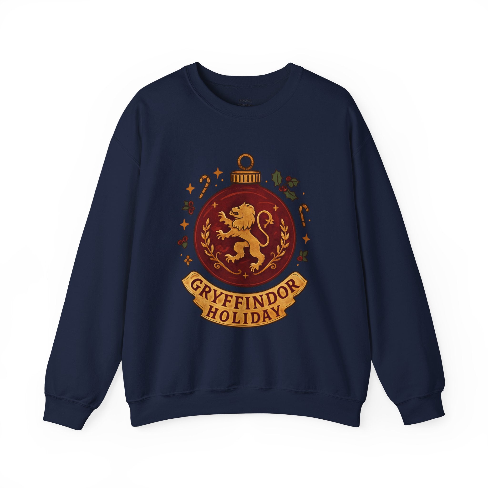 Gryffindor Holiday Sweatshirt — Festive Hogwarts Lion Crewneck