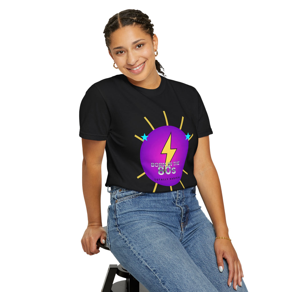 Born in the '80s Lightning Retro Graphic T-Shirt